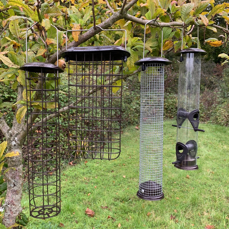 Farleigh Metal Hanging Tube Bird Feeder