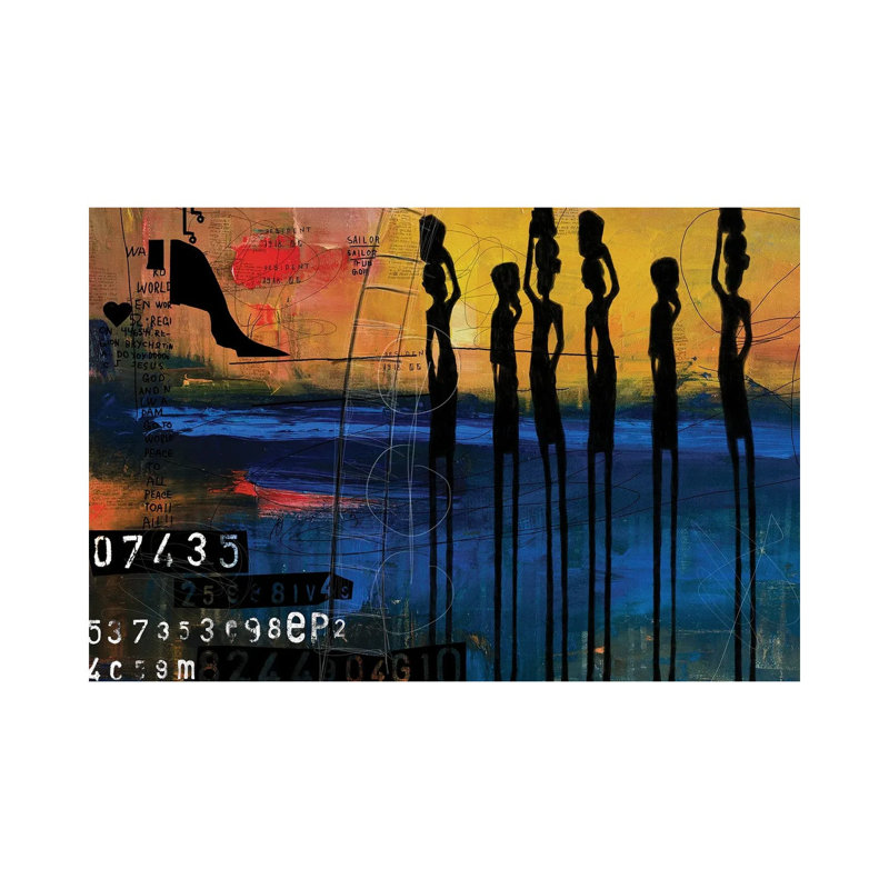 Tribes Men by Nikki Chu - Wrapped Canvas Print, 66.04 cm H x 45.72 cm W x 3.175 cm D