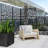 Screen Series Black Plastic Block Pattern Screen Set