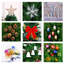Arbre de Noël artificiel, y compris les jupes et les garde-corps suspendus-1279511433