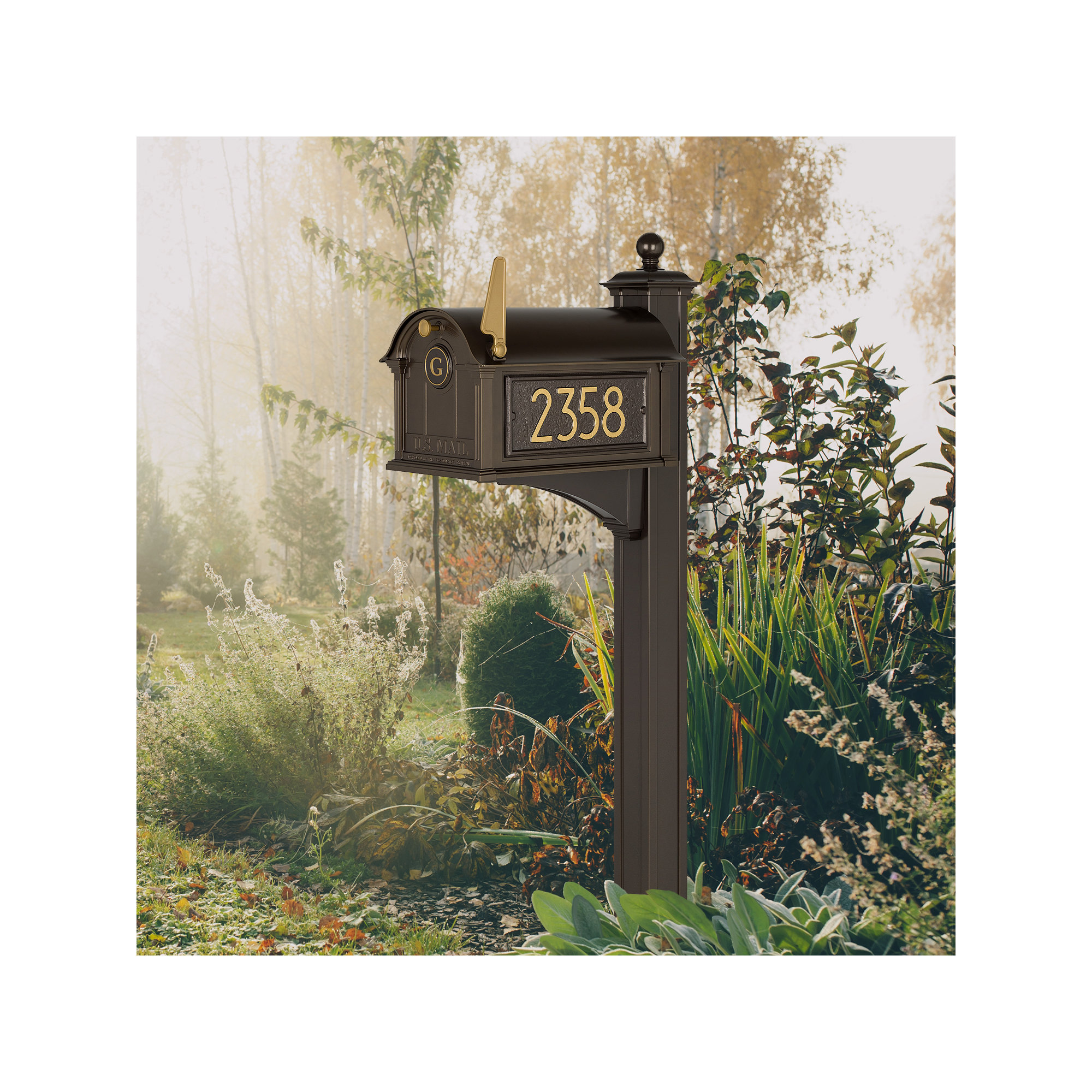 Balmoral Mailbox, Yes, Bronze