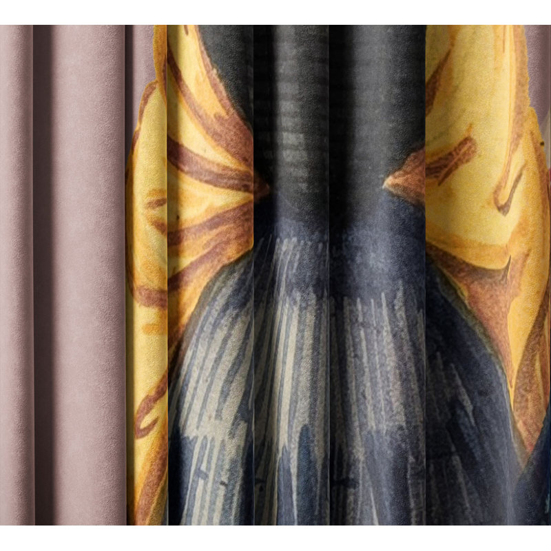 Velvet Blackout Curtain Panel Pair, 148cm Width x 300cm Drop