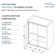 Frederick 57.75'' - 59'' W x 76'' H Bypass Semi-Frameless Shower Door with Frosted Glass