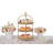 Wicker 3-Tier Serving Plate Rack and Cake Stand