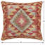 Housse et insert de coussin carré en laine 100% czarina