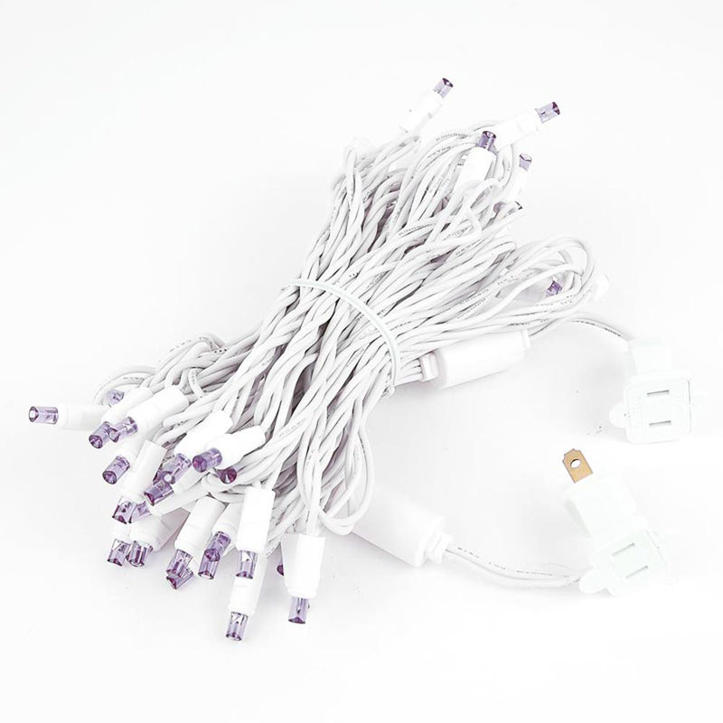 Guirlande lumineuse 50 lumières, MAUVE