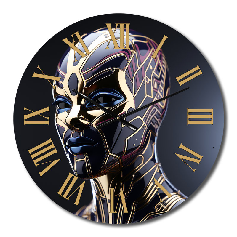 Horloge murale en métal Sci-Fi, Petit