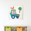 « jolie farm porc », peinture sur toile tendue-523170793