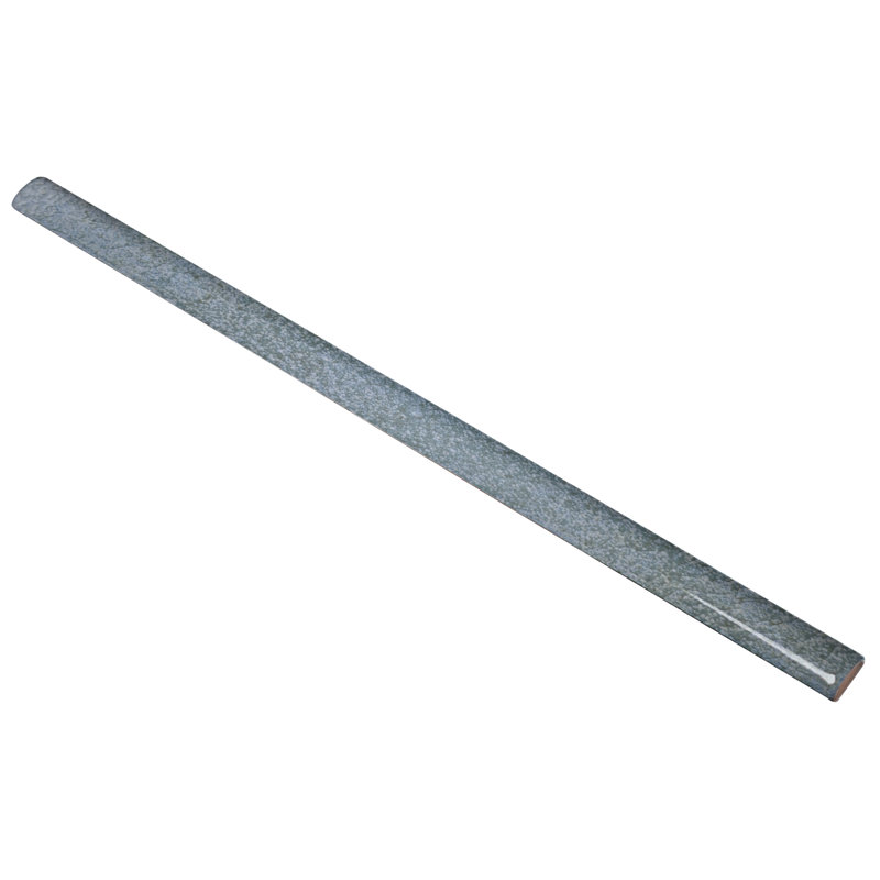 Mandalay 0.59 in. x 11.81 in. Polished Ceramic Marble Look 1/4 Round Wall Tile Trim