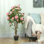 Halpin 110cm Faux Rose Tree in Pot