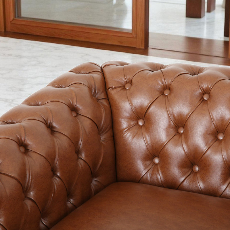 Fauteuil chesterfield capitonné l 39,48 po