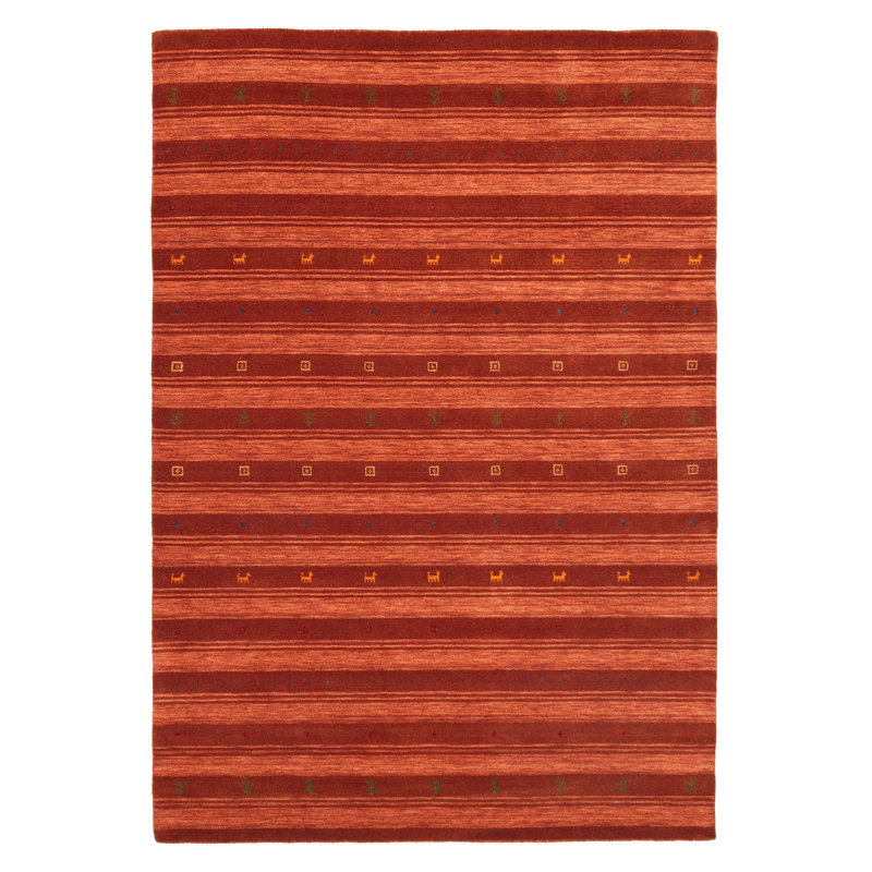 Tapis cuivre Kashkuli Gabbeh 6 pi 8 po x 9 pi 9 po