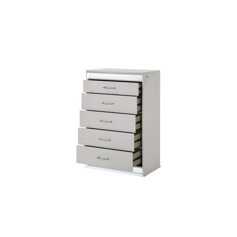 Commode 5 tiroirs Glam