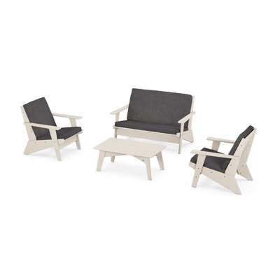 POLYWOOD® Riviera 4-Person Patio Seating Group