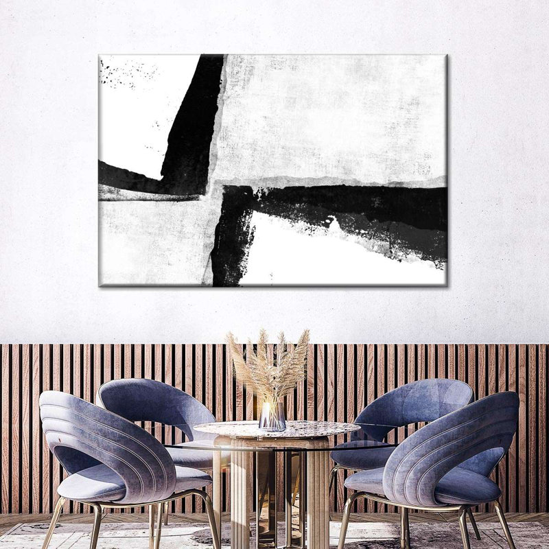 Abstrait minimal, H 30 po x l 45 po x P 1,25 po