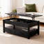Table basse à plateau relevable avec tiroirs et compartiment caché-118671473