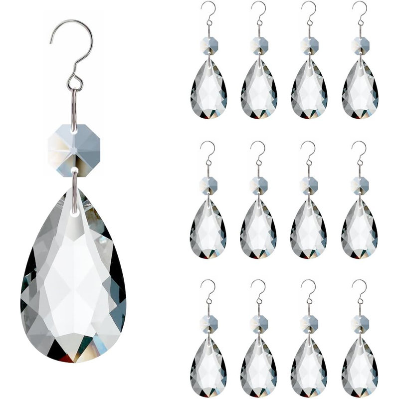 Prismes suspendus en cristal 12 pièces Suncatchers