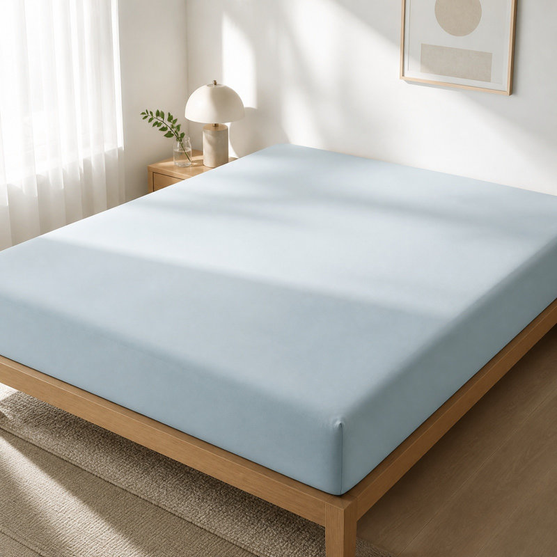 drap-housse Lenzing haut de gamme, Bleu clair
