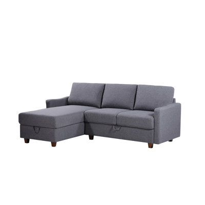 Delatorre Upholstered L-Shaped Sectional Left Hand Facing