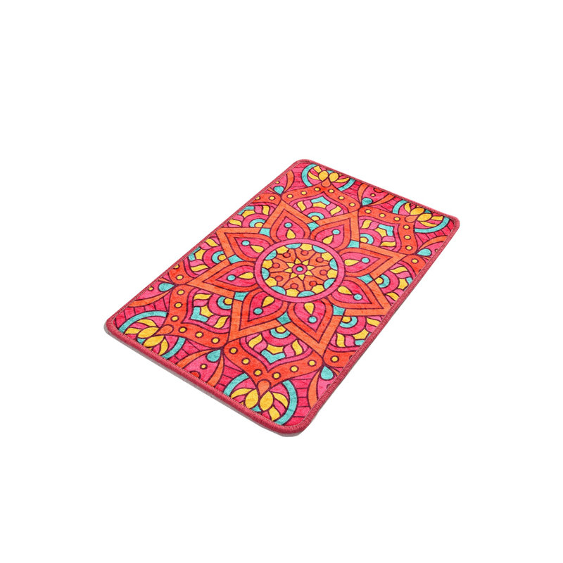 Tapis de bain antidérapant 100% polyester, 15,8 po x 23,6 po | Antiallergique, anti-poussière et anti-taches, 20,5 oz / m² | Lavable à la machine, facile d'entretien | Idéal pour les salles de bain, design élégant et fonctionnel