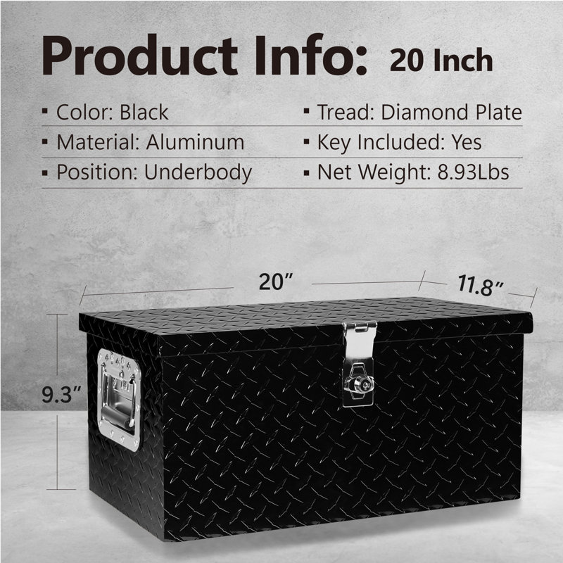 Bac de rangement en aluminium Latitude Run®