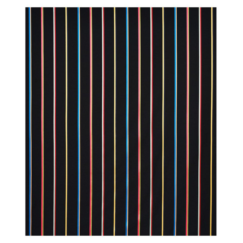 Larivey Stripe Fabric, Charcoal