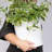Modern Plastic Indoor/Outdoor Round Planter with Saucer-537849381-537849383