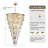 Light Dimmable Tiered Chandelier-124568615