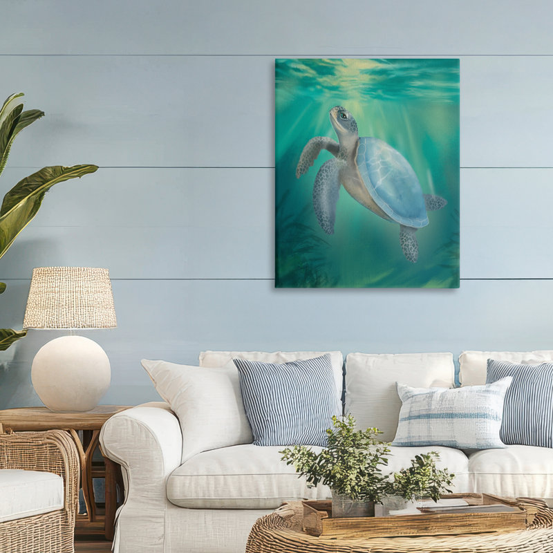 Toile de bord de mer, conception de Matthew Piotrowicz, H 40 po x l 30 po