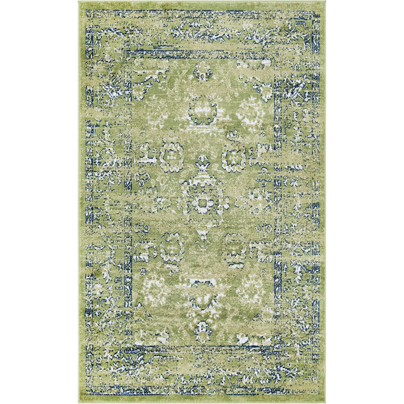 Endel Abstract Indoor Rug, Rectangle 5' x 8'