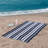 Makenna 100% Cotton Oversized Quick Dry Striped Beach Towel-62495311