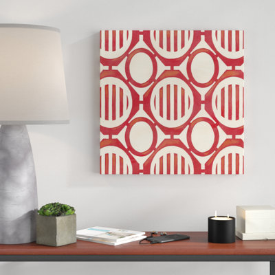 «Retro Blockprint II», impression sur toile