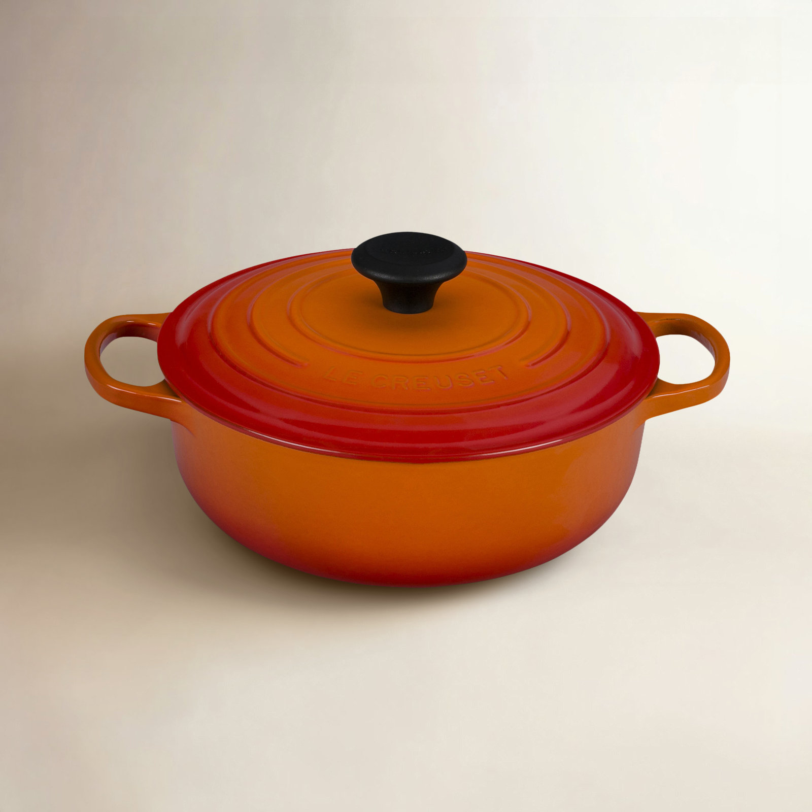 Enameled Cast Iron Dutch Oven, Flame