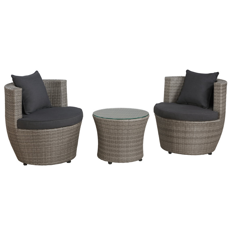 Dnyia 2 Seater Rattan Conversation Set