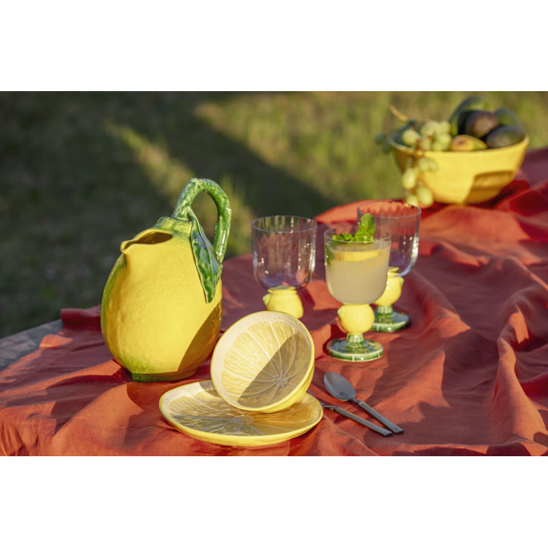 Lemon Earthenware Dessert Bowl
