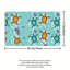 Ensemble de 3 tapis de salle de bain colorés à motif de tortue de mer-1190719487