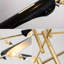 58-Inch Industrial Style Chandelier, 8-Light Adjustable Christmas Luxury Chandelier