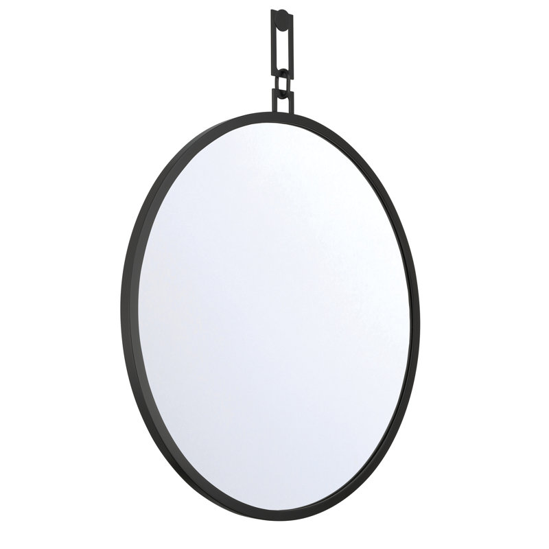 Miroir noir mat 40 po Brian Patrick Flynn Alston