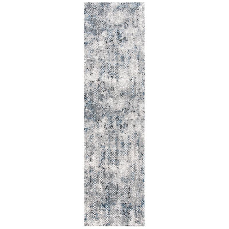 Tapis abstrait Mackinaw Performance, Tapis de couloir 2 pi 2 po x 8 pi