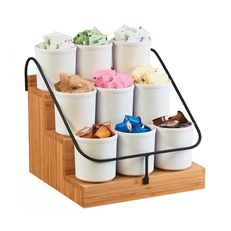 Bamboo Condiment Station