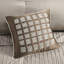 Édredon 7 pièces charmeuse taupe très grand, coussins décoratifs et texture douce et confortable