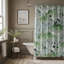 Green Downpour - Premium Shower Curtain-1987004345