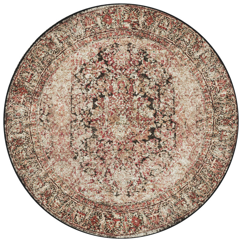Tapis en coton enduit Marichal Premium EnduraStran, Rond 7 pi 7 po