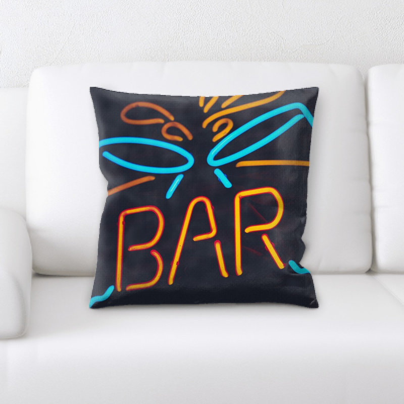 Coussin décoratif néon Jaycee