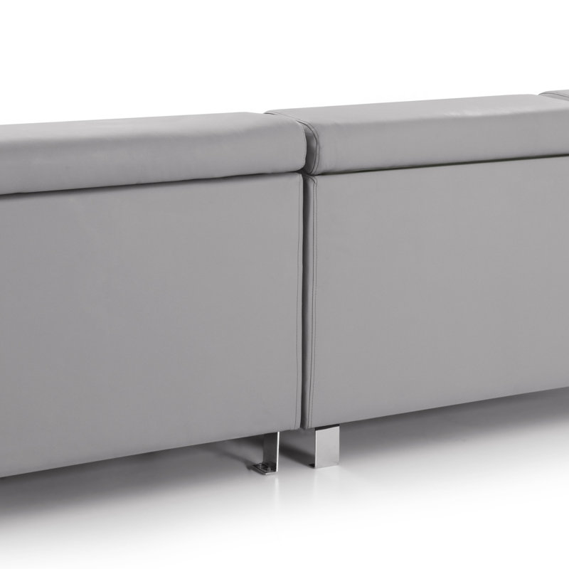 Canapé modulaire longue durée (sans repose-pieds), Gris