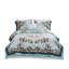 Ensemble d'édredon à motif floral en coton pour lit double / grand 5 pièces avec coussins décoratifs-117493008
