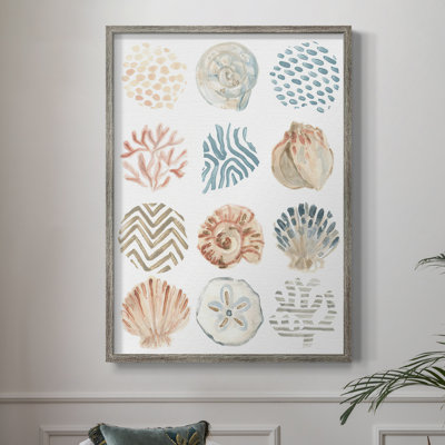 Ocean Patterns II Framed Print - Solid Wood