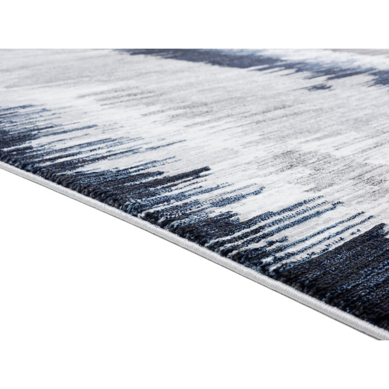 Tapis gris, Rectangle 5 pi 3 po x 7 pi 5 po