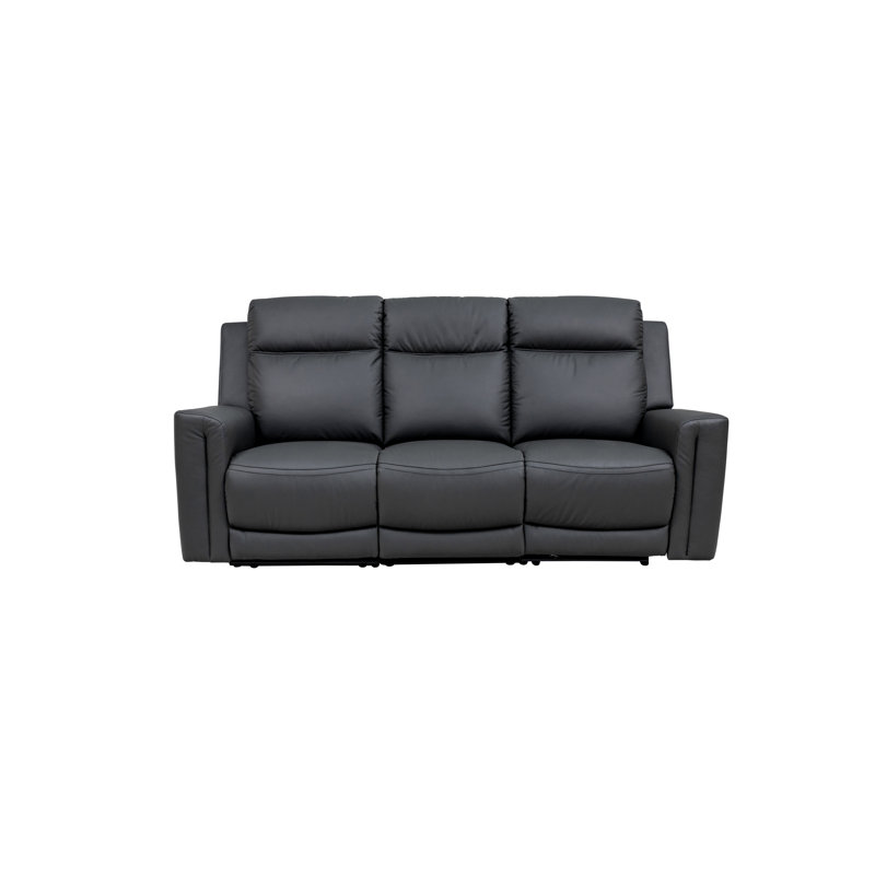 Berdella LEATHER ELECTRIC SEATER RECLINER - CHARCOAL, 3