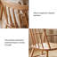 Chaise en chêne massif au fini naturel